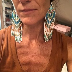 Brand NEW beaded earrings